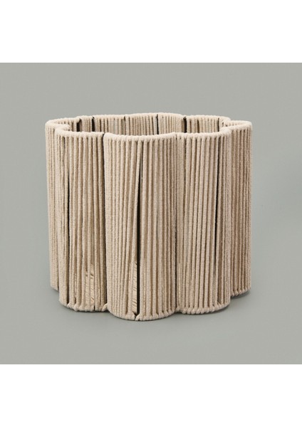 Living Granny Summer Büyük Dekoratif Sepet - Ekru - 30X25 cm