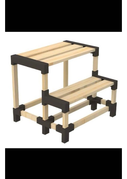 Basamaklı Ahşap Merdiven