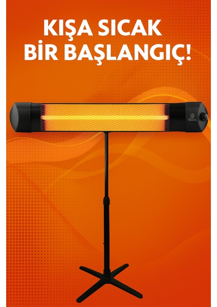 Elektrikli Isıtıcı Soba 2500W Termostatlı + Siyah Çelik Gövdeli Lüks Ayak Garantilitr modelleri