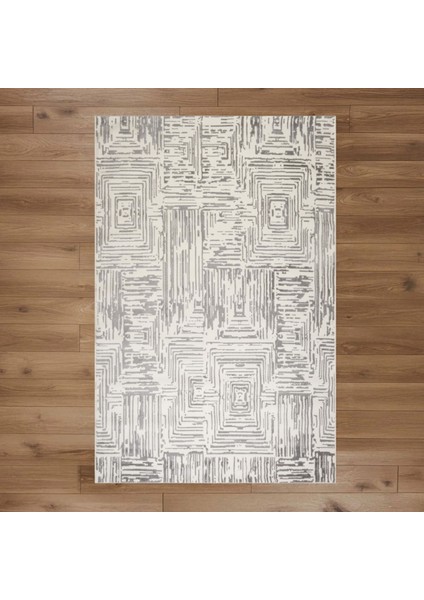 Soft Reine Dekoratif Halı - Gri - 160X230 cm