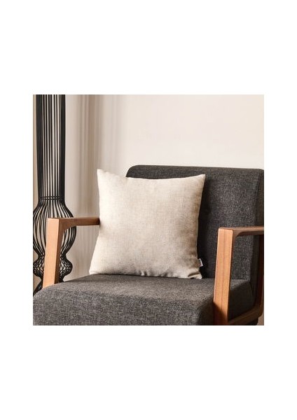 Soft Emas Kırlent - Ekru - 45X45 cm