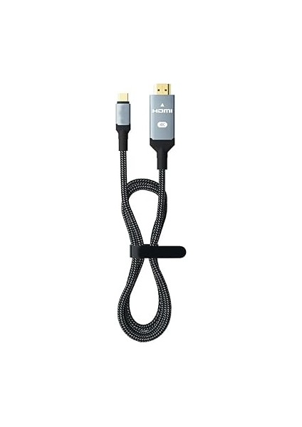Wlue Type-C To 4K 30Hz Ultra Full Hd HDMI Usb-C Tak Çalıştır Görüntü Aktarım Kablosu 3 Metre Gold modelleri