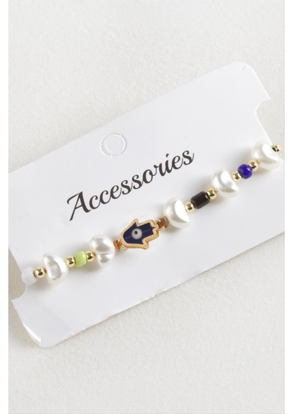 Ftm Ana Eli Boncuk Inci Makrome Ip Bileklik indirimleri