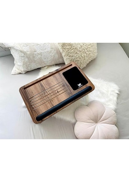 Supply Plus Lidya Telefon Tablet Bölmeli Katlanır Ayaklı Minderli Laptop Sehpası Bilgisayar Çalışma Masası fiyatları