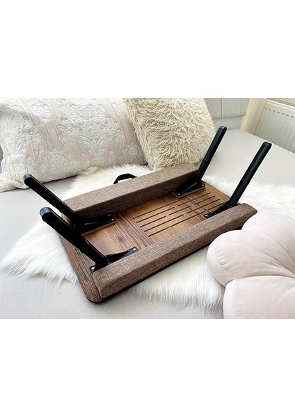 Supply Plus Lidya Telefon Tablet Bölmeli Katlanır Ayaklı Minderli Laptop Sehpası Bilgisayar Çalışma Masası fırsatları