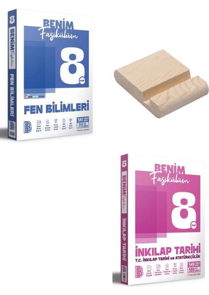 Lgs 8. Sınıf Fen Bilimleri ve Inkılap Benim Fasikülüm + Telefon Standı