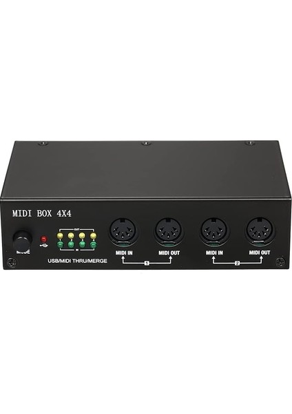 UM4X4 USB Mıdı Arayüzü 4 Giriş /4 Çıkış 64 Mıdı Kanalı 4i/4o Birleştirme 2I4O Mıdı Kutusu 4x4