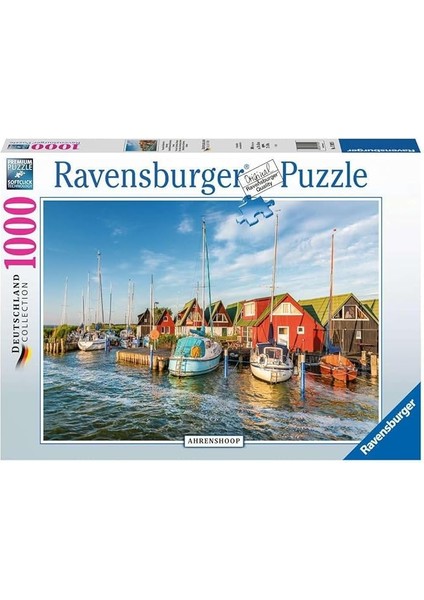 170920 1000 Parçalı Puzzle Romantik Liman, Renkli