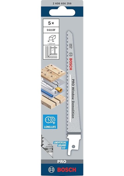 - Heavy Serisi Ahşap ve Metal Için Tilki Kuyruğu Bıçağı S 611 Df - 5'li Paket fiyatları