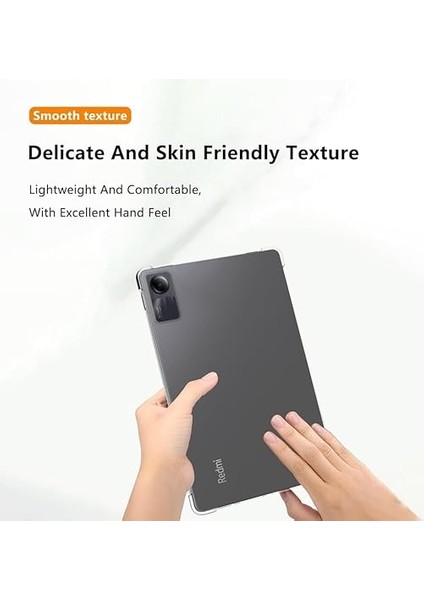 Redmi Pad Se 11INÇ ile Uyumlu Kılıf Darbelere Dayanıklı Şeffaf Kapak Renksiz fırsatları
