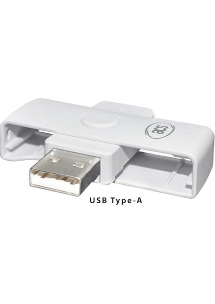 ACR39U-N1 Pocketmate Iı, USB Çip Kart Okuyucu, Akıllı Kart Okuyucu, Küçük Katlanabilir (Beyaz) fırsatları