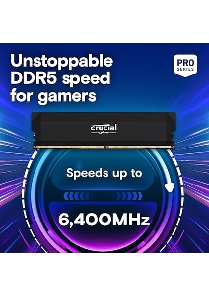 Pro Ddr5 Ram 32GB Kit (2X16GB) 6000MHZ CL36, Overclocking Gaming, Intel Xmp 3.0 / Amd Expo, Pc Bilgisayar Belleği 32GB Ddr5, Siyah - CP2K16G60C36U5B fiyatları