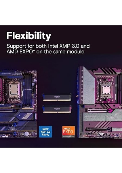 Pro Ddr5 Ram 32GB Kit (2X16GB) 6000MHZ CL36, Overclocking Gaming, Intel Xmp 3.0 / Amd Expo, Pc Bilgisayar Belleği 32GB Ddr5, Siyah - CP2K16G60C36U5B fırsatları