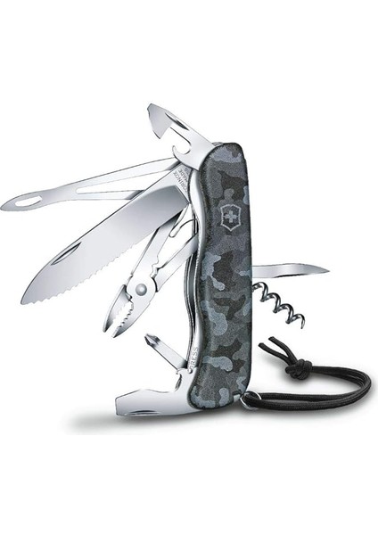 0.8593.W942 Skipper Lacivert Kamuflaj Çakı