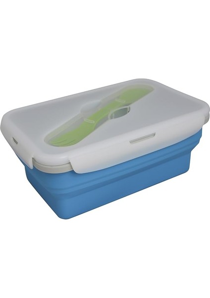 Vessel Smashbox Çift Hazneli Katlanır Tabak, Mavi