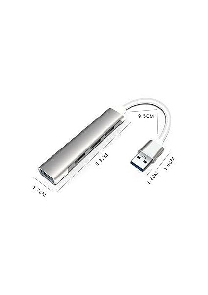 USB To 4 Port Çoklayıcı Hub Macbook ile Uyumlu Çoğaltıcı USB 3.0-2.0 Converter Hub modelleri