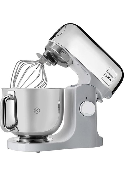KMIX760 Limited Edition Mutfak Şefi Krom KMX760CH - Stand Mikser, 1000 Watt, 5 Litre Hazne, Sıçrama Önleyici Kapak, Özel Kaplama Döküm Gövde, Chrome