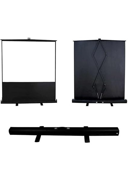 145X82 cm Taşınabilir Portatif Pull Up Floor Screen Projeksiyon Perdesi fiyatları