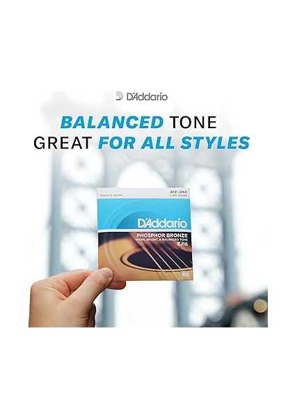 EJ24 Akustik Gitar Tel Seti, Phosphor-Bronze, True Medi fırsatları