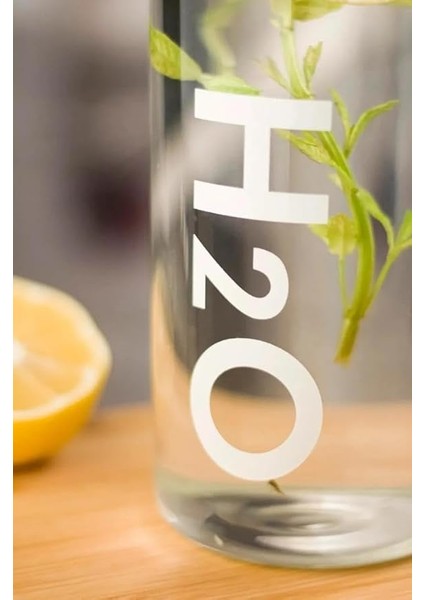 H2O Borosilikat Cam Matara 1l Vakum Kapaklı Su Şişesi Suluk 1000 ml fiyatları