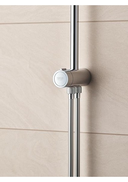 Vitalio Start System 250 Cube Yön Değiştiricili Duş Sistemi | Duvar Dışı Bağlantılı |2 Akışlı Tepe Duşu/1 Akışlı El DUŞU/1500MM&AMP;1250MM Duş Hortumu| Su Tasarruflu | Duş Başlığı | Krom | 26698000 indirimleri