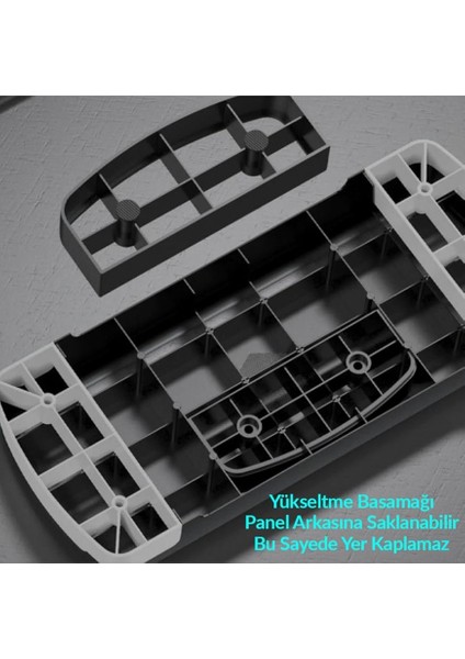 Step Tahtası 2 Kademeli Yükseklik Ayarlı Fitness Egzersiz Aleti 200KG Kapasiteli Siyah-Gri indirimleri