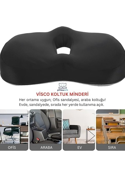 Ortopedik Oturma Simidi Koltuk Minderi Visko Basurr Kuyruk Sokumu Hemoroidd Yastığı Puf fiyatları