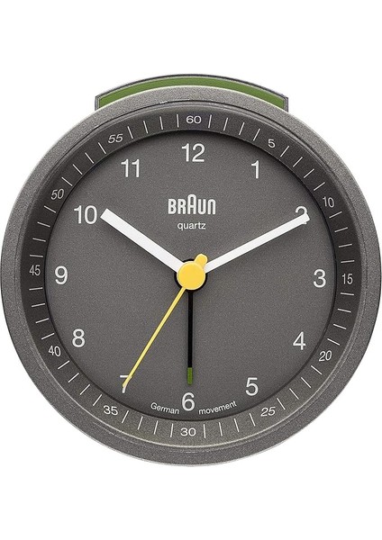 BNC007GYGY Analog-Alarmlı Saat/kronometre, Uyku Fonksiyonu, Işıklı Kadran, Koyu Gri