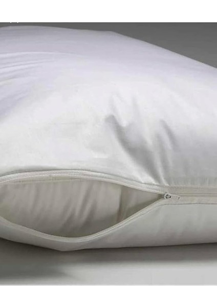 Tekstil Pamuklu 50X70 Beyaz Iç Astar, Iç Yastık Kılıfı Fermuarlı 10 Adet