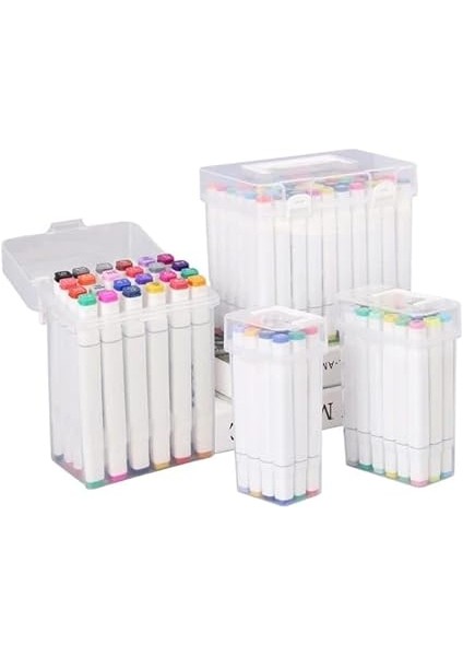 Home Çift Taraflı Marker Kalem Seti, Profesyonel Kutulu Keçeli Kalem Seti, Çeşitli Renklerde Boya Markerlar, Sanatçılar ve Tasarımcılar Için Ideal (36 Parça) fiyatları