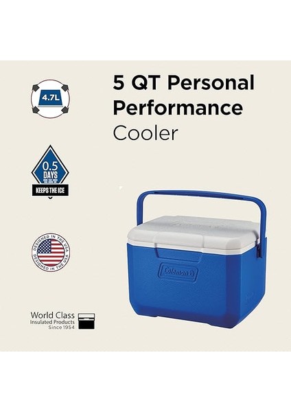 Performance 6 Personal Khlbox, Passive Kleine Thermobox Fr Essen Und Getrnke, Eisbox Mit Griff, Khlleistung Bis Zu 9 Stunden fiyatları