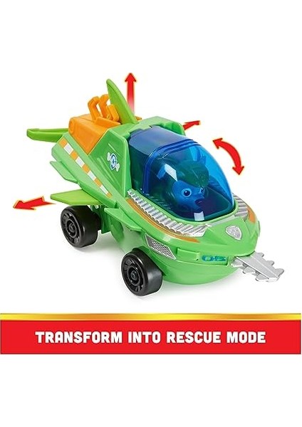 Patrol, Aqua Pups, Rocky Köpek Yavrusu Figürlü Testere Balığı Tasarımlı Ana Araç, Oyuncak Araba, 3 Yaşından Büyük Çocuklar Için fırsatları