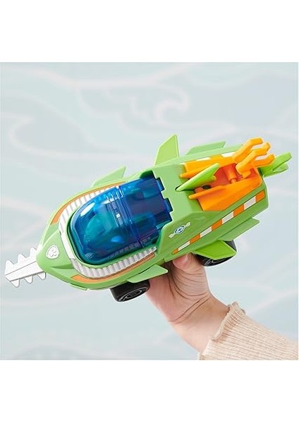 Patrol, Aqua Pups, Rocky Köpek Yavrusu Figürlü Testere Balığı Tasarımlı Ana Araç, Oyuncak Araba, 3 Yaşından Büyük Çocuklar Için indirimleri