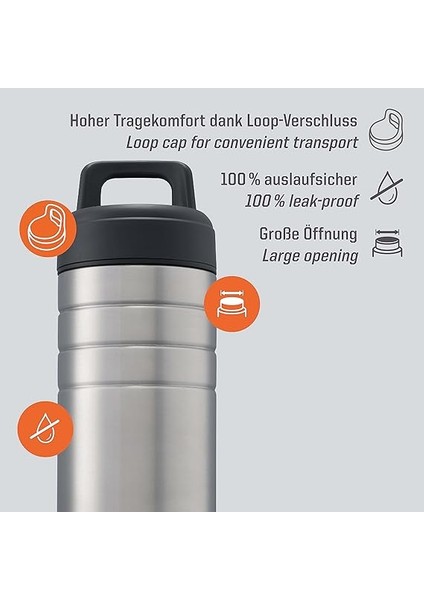 Majoris Paslanmaz Çelik Termos Gri 0,70L modelleri