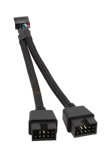USB Çoklayıcı 2.0 9 Pin Başlık Hub Splitter Adaptörü Dönüştürücü fırsatları