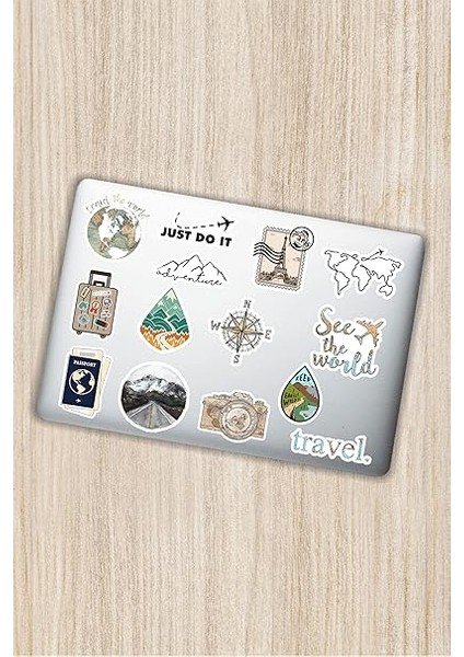 Aksesuar Art Sanat Temalı Dekoratif Laptop Notebook Tablet Telefon Sticker Set 016 fiyatları