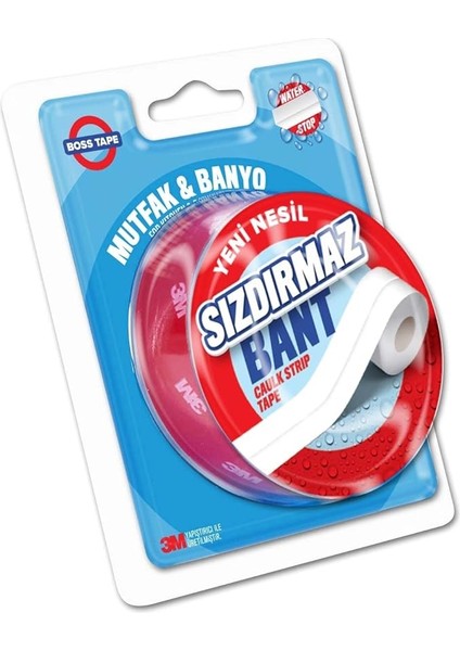 Tape Su Sızdırmaz Lavabo Küvet Evye Duşa Kabin Kenar Bandı