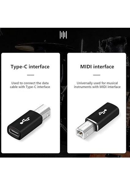 1952 Type C To USB B Midi Klavye Yazıcı Printer Çevirici Dönüştürücü Adaptör Ürün Malzemesi: Alüminyum Alaşım USB C USB B, Geniş Arayüzler (LN-1952 Type C To USB B) indirimleri