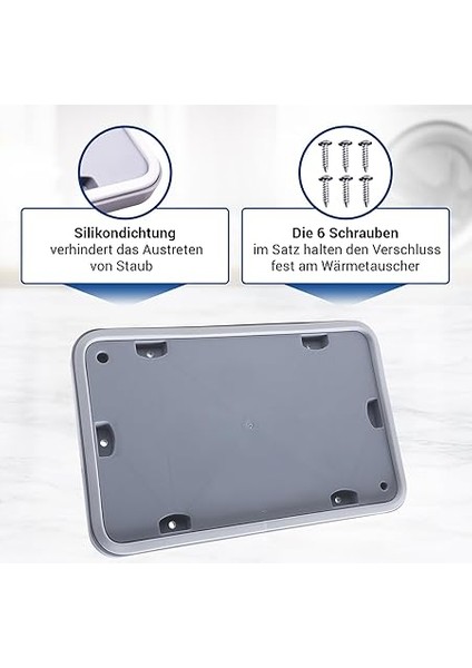 Bakım Kapağı - Bosch 00646776/646776 Için Yedek Servis Kapağı Onarım Seti ve Yedek Parça Bosch Kurutma Makinesi Için - Seri 6 Seri 8, Siemens Isı Pompalı Kurutucu - IQ300 IQ500 IQ700 IQ800 modelleri