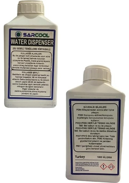 480 Su Sebili Temizleme Losyunu modelleri