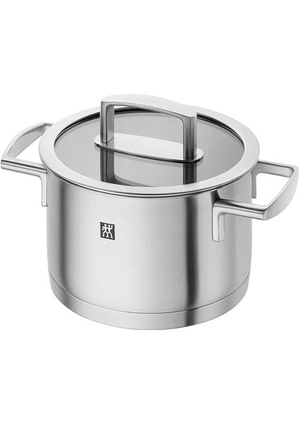 Sığ Tencere, 16 Cm, Yuvarlak, 18/10 Paslanmaz Çelik