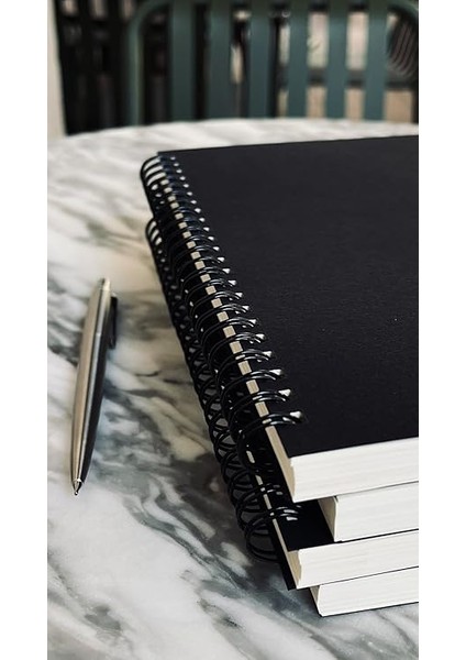Tanıtım Spiralli Defter, Siyah Kapaklı, A5 Boyutunda (15X21 Cm), 100 Yaprak (Çizgili) fırsatları