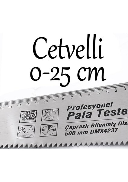 Saplı 50 cm Pala Testere Ağaç Tahta Sunta Bağ Dal Kesme Budama Güçlü Çapraz Dişli Cetvel Ölçme modelleri