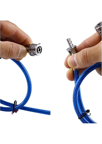 Bisiklet Halat Zincir Kilidi 65 cm Çelik Kilit Çap 7 mm Ø Hırsız Önleme Güvenlik 1 Adet modelleri