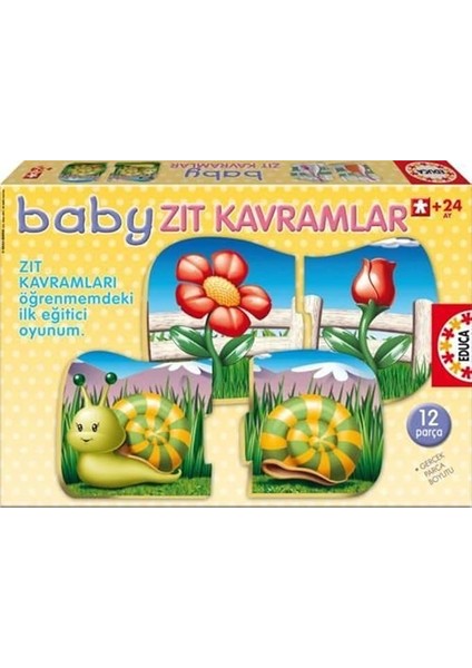 Çocuk Baby Eğitici Zıt Kavramlar 15230