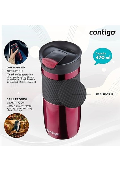 Byron Snapseal Termos Bardak 470ML Pembe modelleri