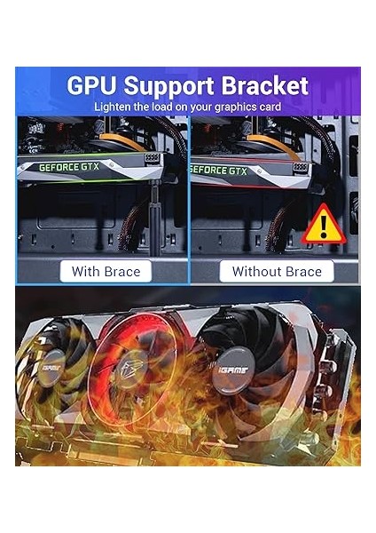 Grafik Kartı Tutucu, Gpu Support Bracket, Gpu Tutucu, Grafik Kartı Tutucu, Video Kartı Tutucu, Alüminyum Ekran Kartı Tutucu, L(70MM-120MM) indirimleri