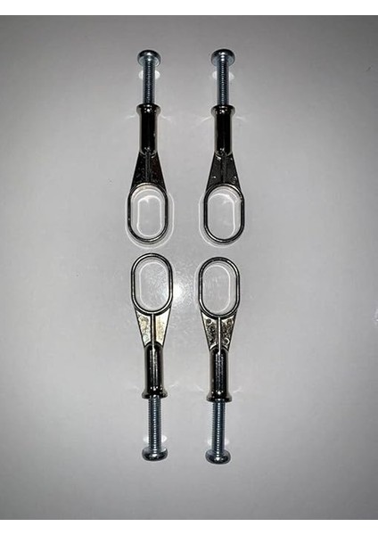 U Flanş 4lü Paket Vidalı Dolap Askı Aparatı Tüm Marka Ürünlere Uyumlu indirimleri