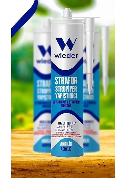 Strafor Stropiyer Yapıştırıcı Beyaz 450G x 3 Adet