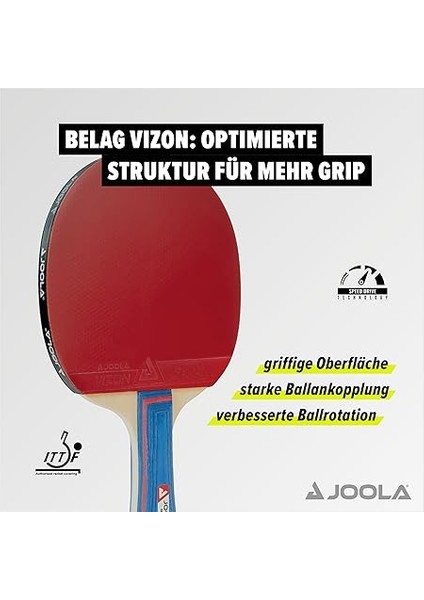 Masa Tenisi Seti Duo Pro 2 Masa Tenisi Raketi + 3 Masa Tenisi Topu + Masa Tenisi Kılıfı, 6 Parça indirimleri